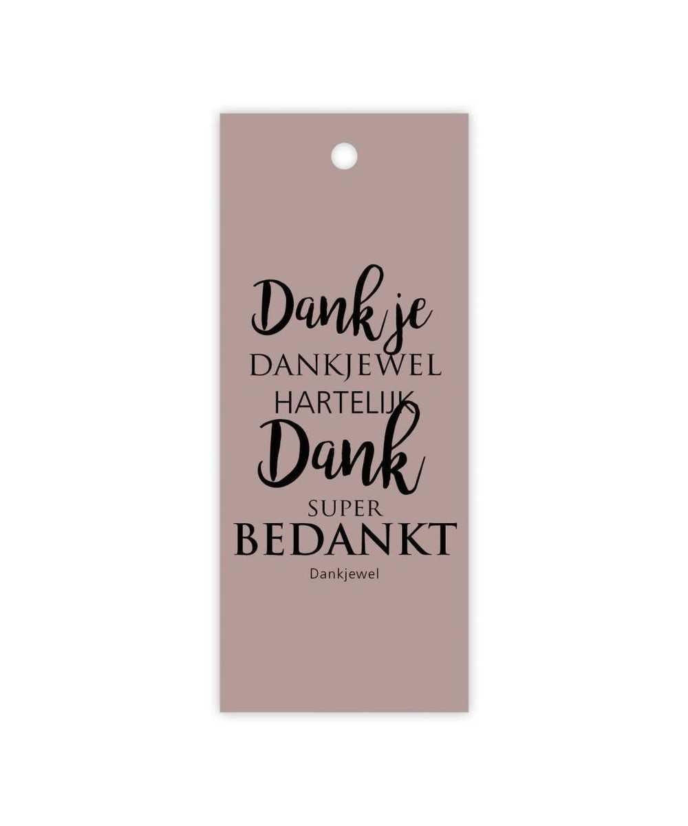 Kaartje "Dank je"