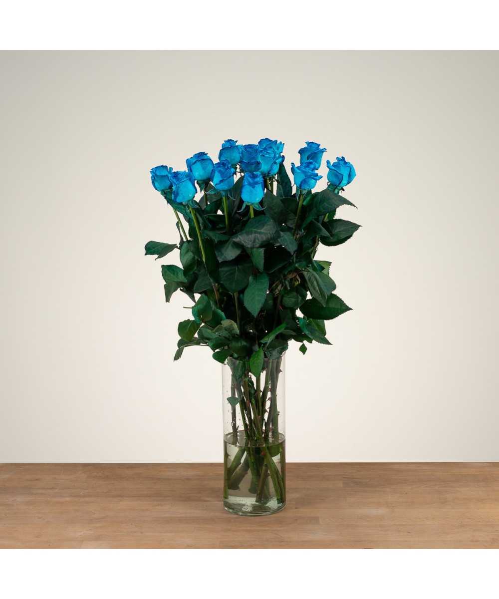 Vendela - Licht blauwe rozen - 12 stuks