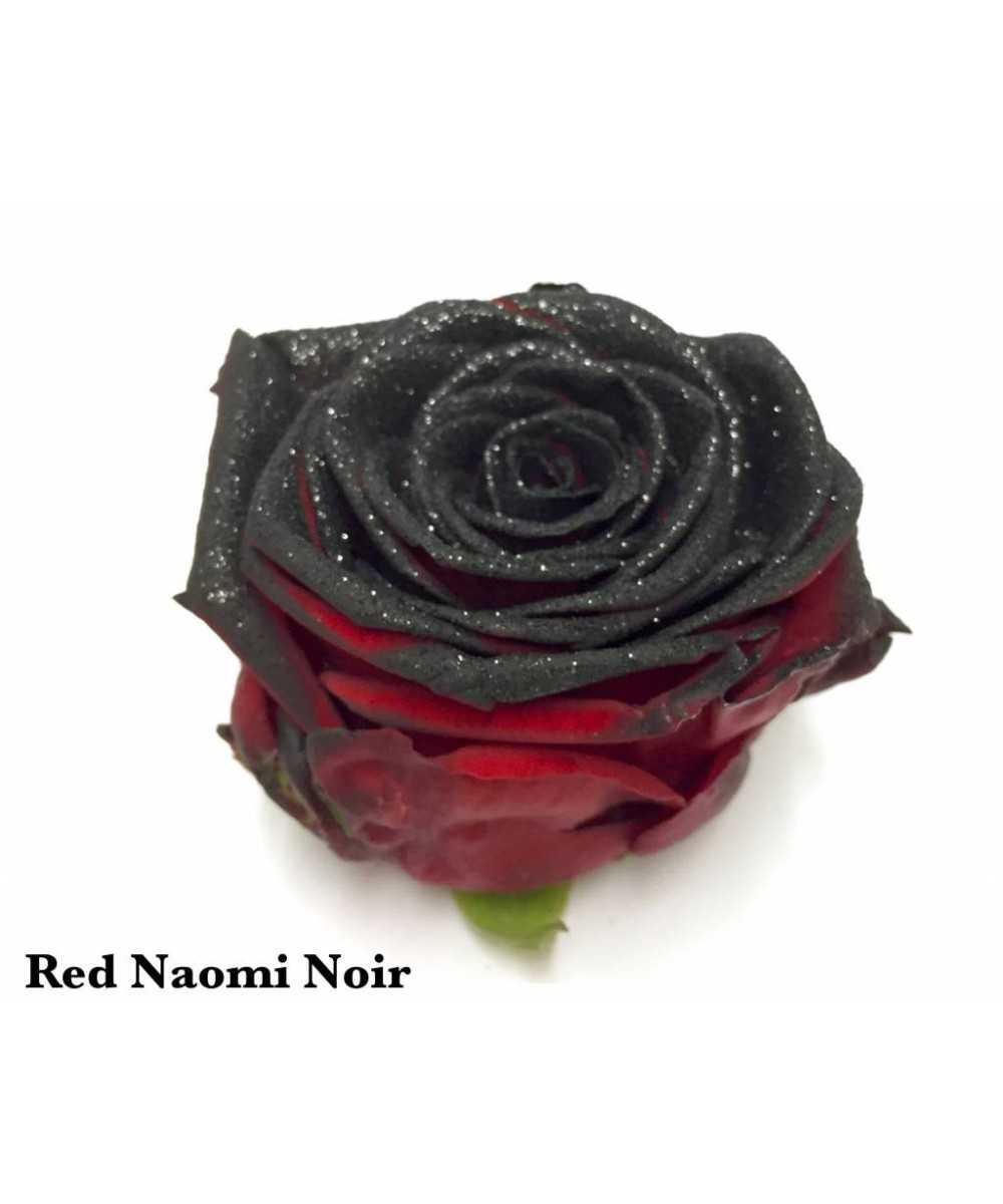 Red Naomi+ glitter black