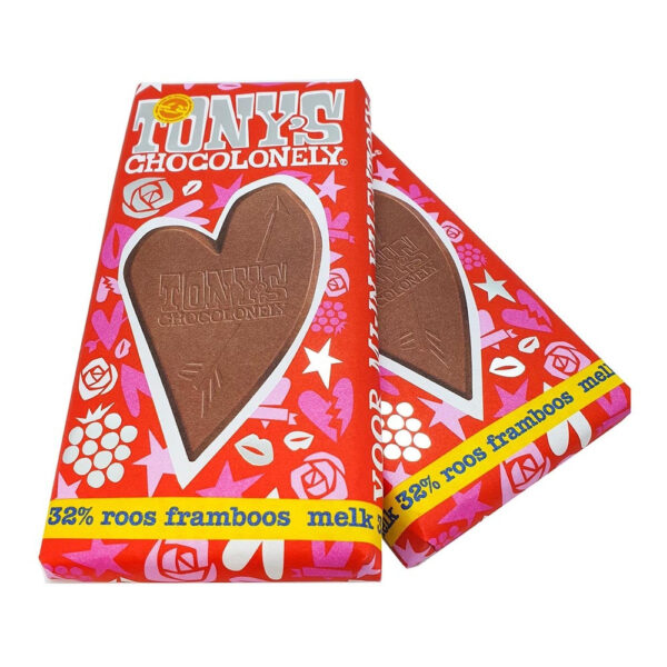 TONY'S Roos-Framboos Recht uit m'n chocohart