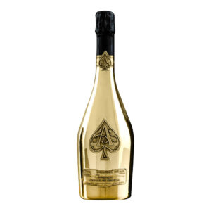 Champagne Armand de Brignac Brut gold in a bag