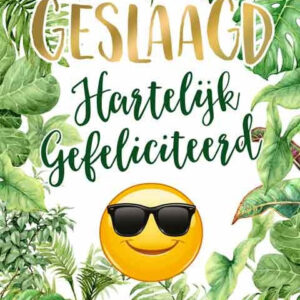 geslaagd kaart