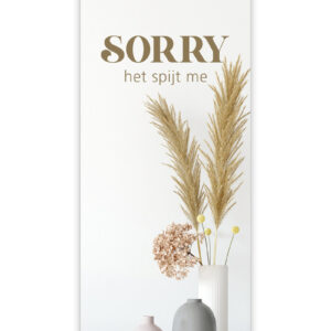 Kaartje - Sorry
