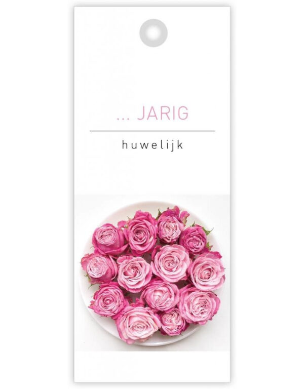 kaartje ..... jarig huwelijk