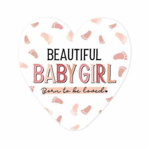 Kaart "Beautiful Baby Girl"