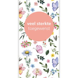 Kaartje "Butterfly" veel sterkte