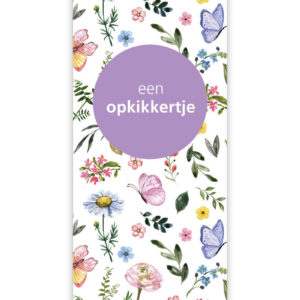 Kaartje "Butterfly" Opkikkertje
