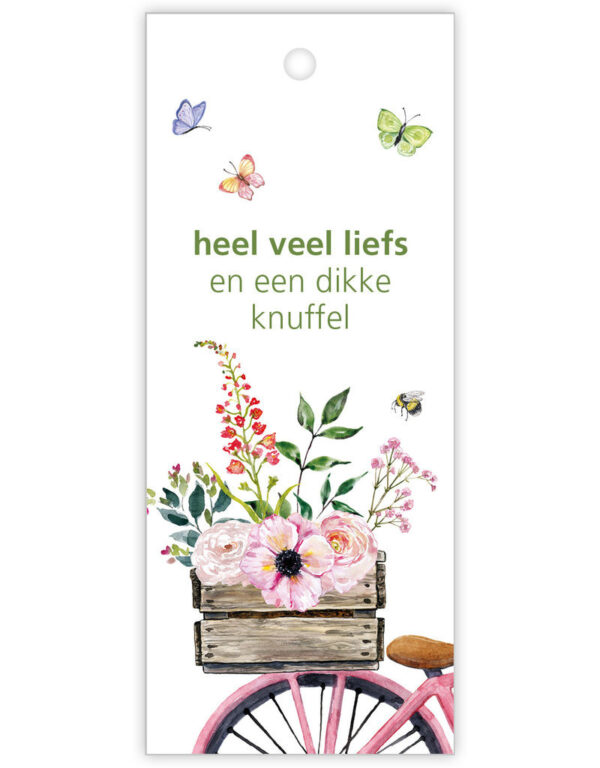 Kaartje "Butterfly" Heel veel liefs