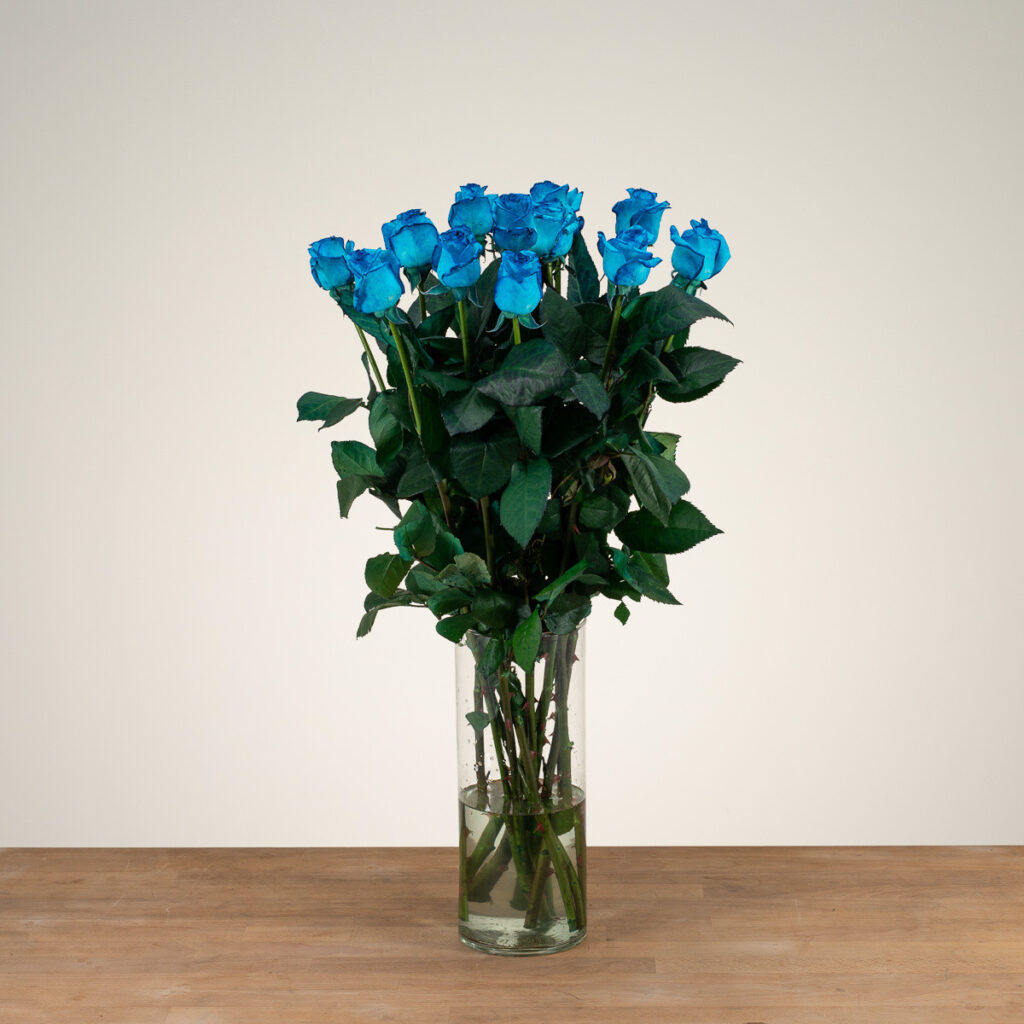 Vendela - Licht blauwe rozen - 12 stuks