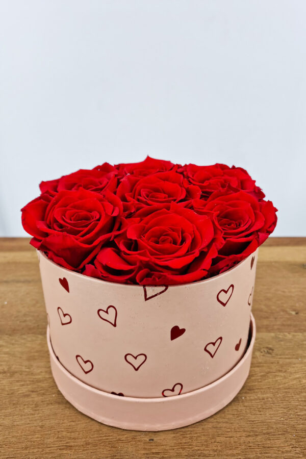 Rozenbox klein - rood