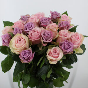 Bos rozen - 20 stuks - Pastel Mix Roze/Lila/Paars
