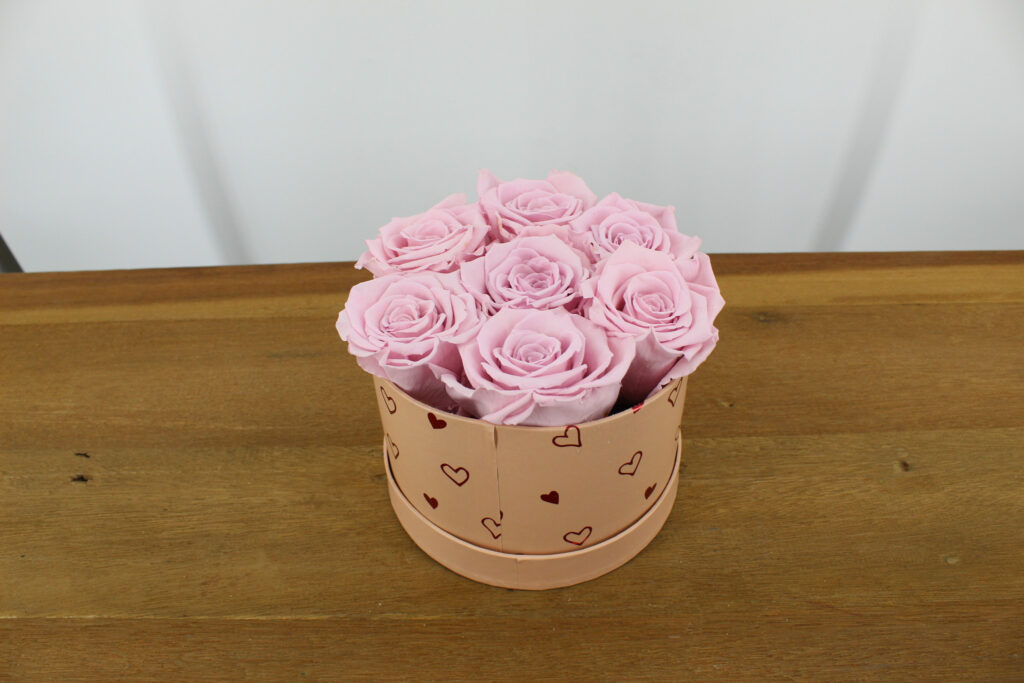 Rozenbox klein - pink