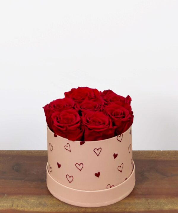 Rozenbox klein - rood