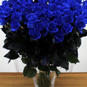 Vendela - Blauwe rozen - 100 stuks