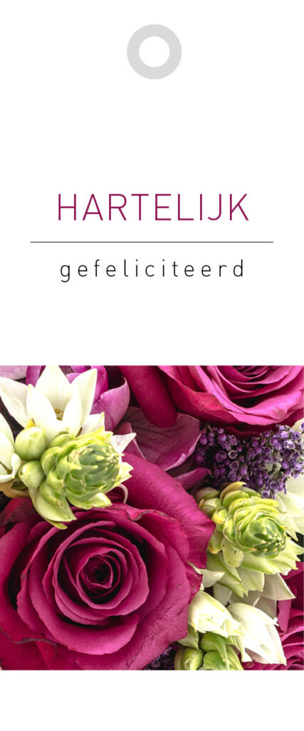 kaartje Hartelijk Gefeliciteerd