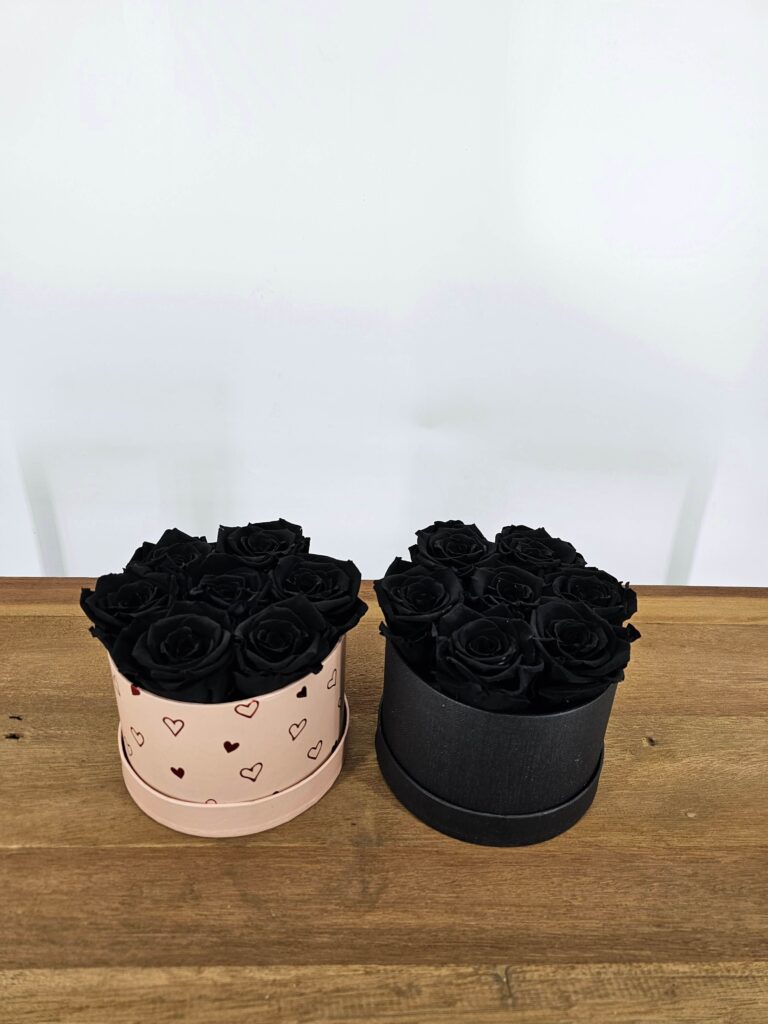 Rozenbox klein - zwart