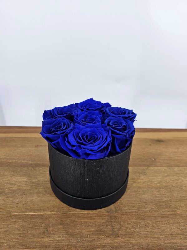 Rozenbox klein - blauw