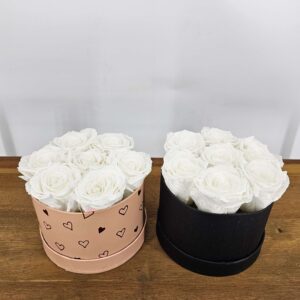 Rozenbox klein - wit