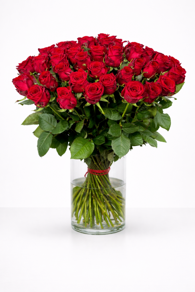 Red Naomi! - Red roses - 50 pcs BASIC