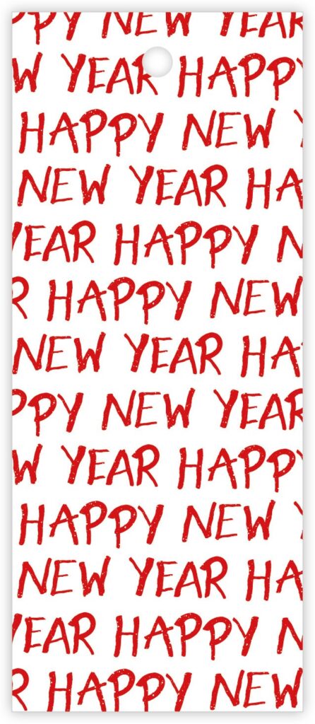 Kerstkaartje Happy New Year