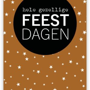Feestdagen kaartje