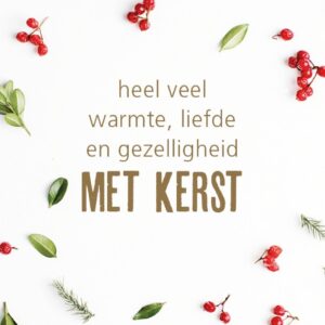 Kerstkaartje Warmte