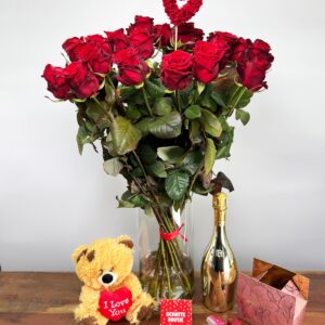 25 Red Naomi - Beertje - Prosecco gold - Chocolade Love mix