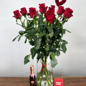 10 Rhodos Rode roos - Prosecco (piccolo)