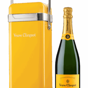 Champagne Veuve Clicquot Brut in cooler