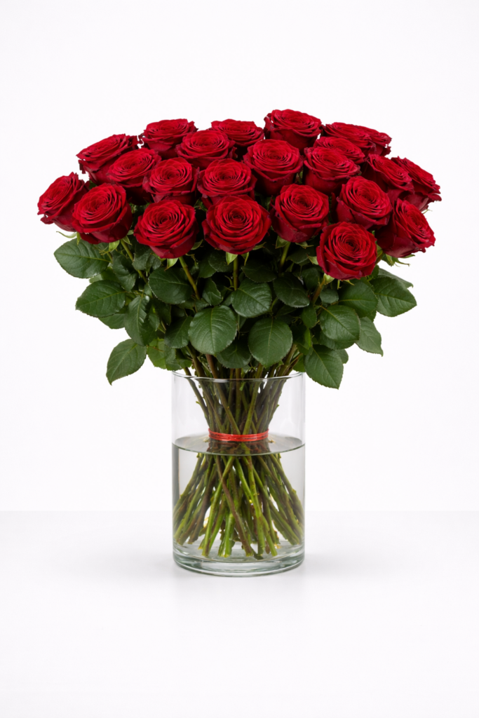 Red Naomi! - Red roses - 25 pieces REGULAR