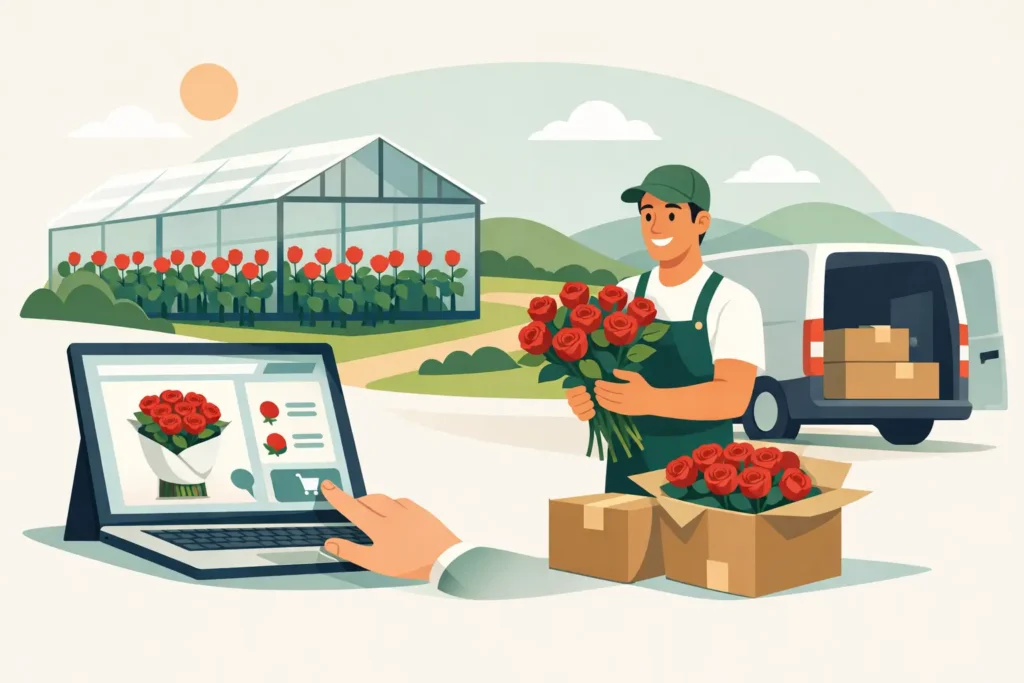 Rozen direct van de kweker bestellen