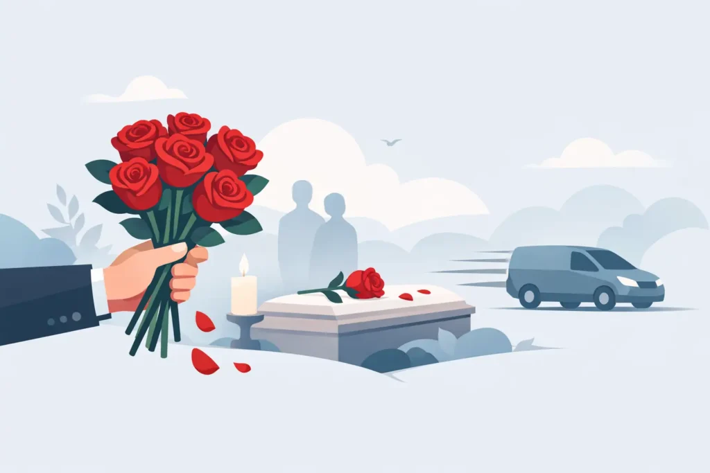 Rozen voor rouw bestellen: stijlvol en snel