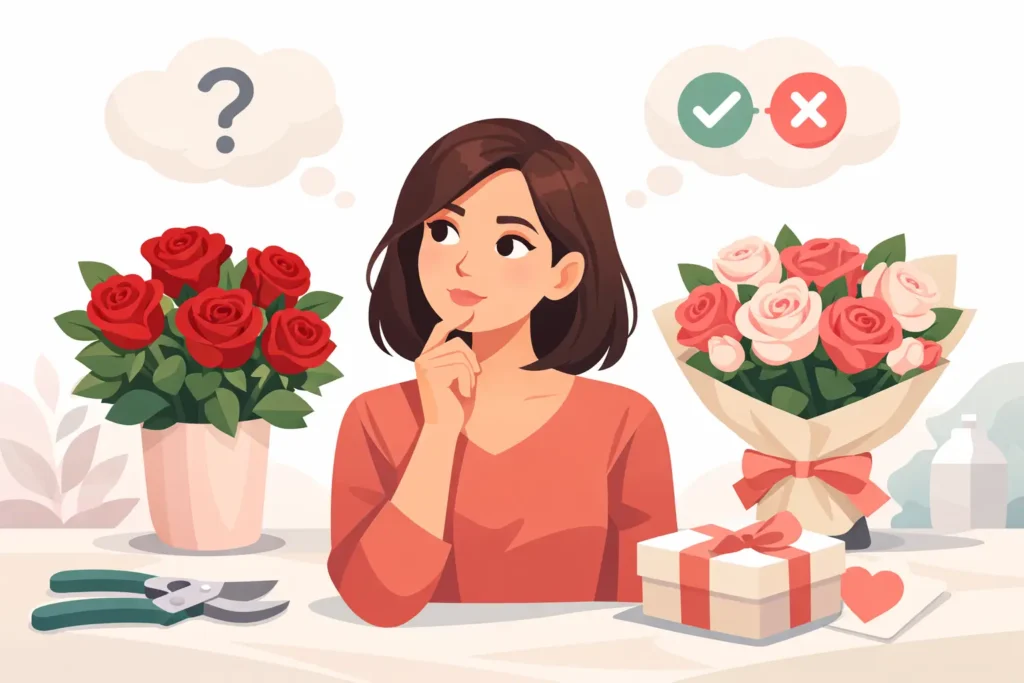 Rozen voor Moederdag kiezen zonder twijfel