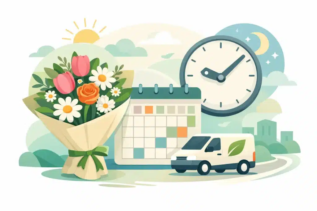 Bezorgdatum bloemen kiezen voor elk moment