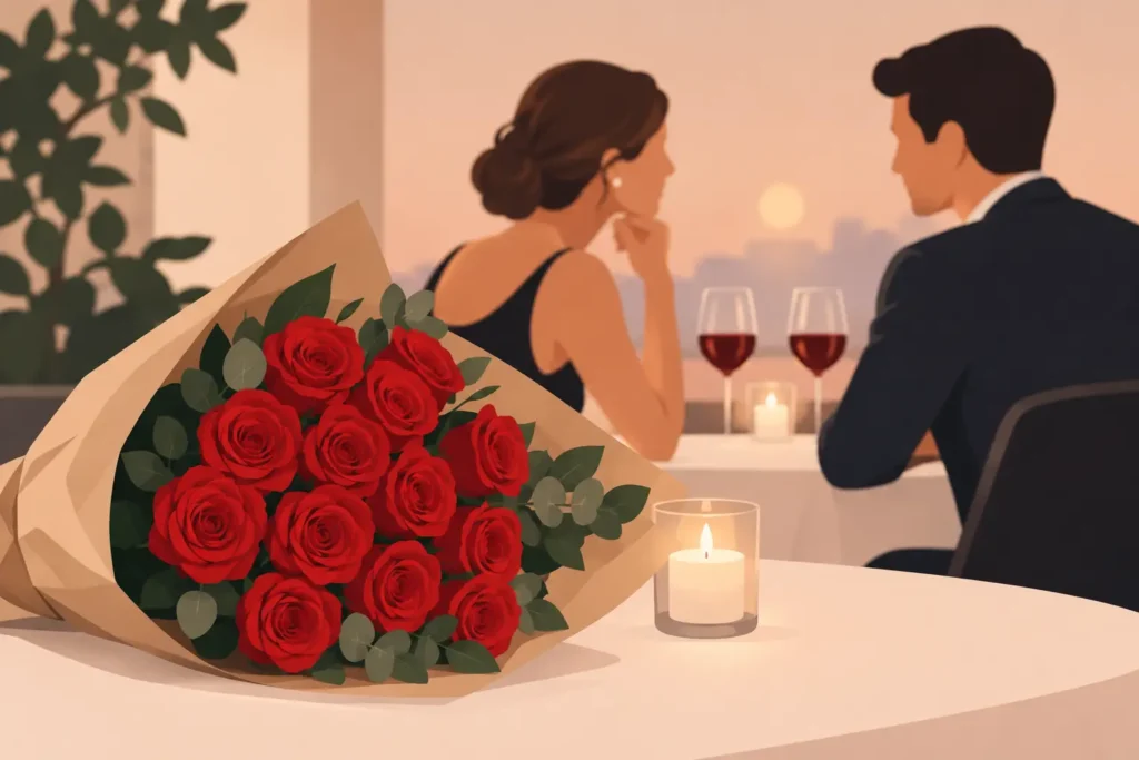 Beste rozen voor een dinerdate: zo kies je