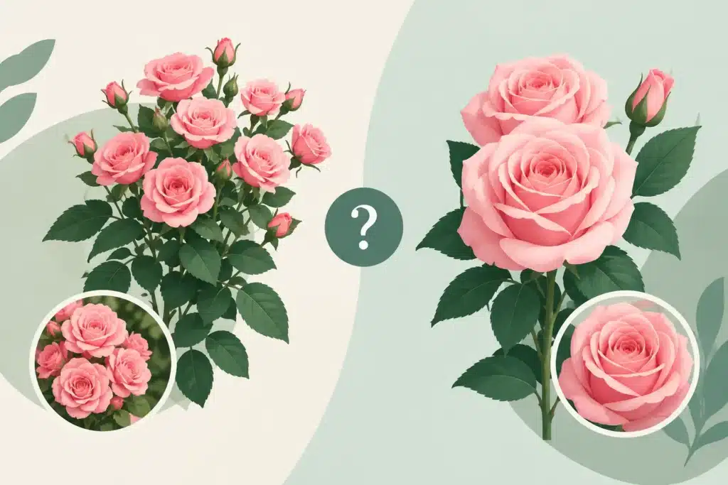 Trosrozen of grootbloemige rozen kiezen?